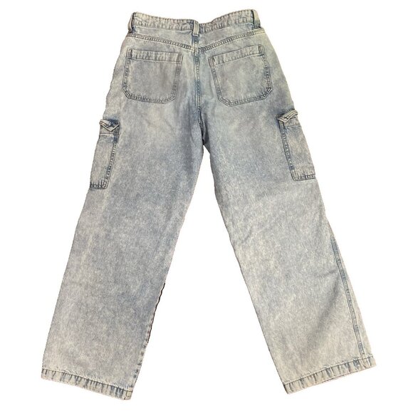 Womens Baggy Jeans Lot size 8 Wide Leg Relaxed Skater Grunge 90s Y2K Streetwear - Picture 16 of 16